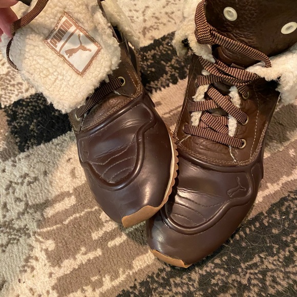 Rare Chocolate Brown Puma Boots - Picture 3 of 7
